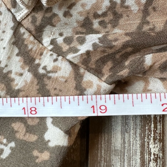 Spell & The Gypsy Leopard Print button detail ruffledAda Gown Size XSmall Boho - Picture 8 of 16